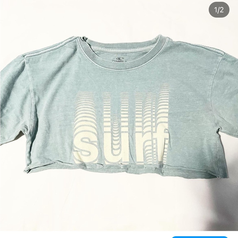 O’Neill blue cropped tee
